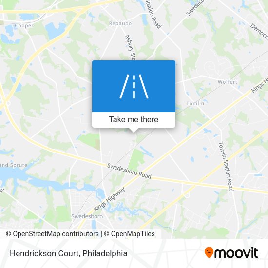 Hendrickson Court map