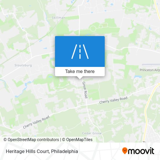Heritage Hills Court map