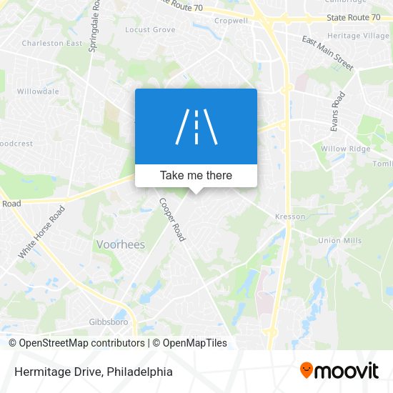 Mapa de Hermitage Drive
