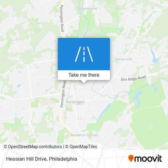 Hessian Hill Drive map