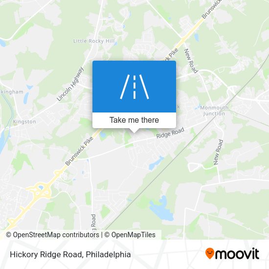 Mapa de Hickory Ridge Road