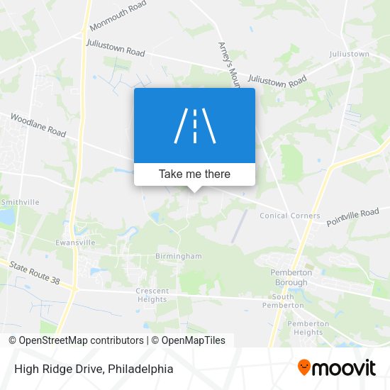Mapa de High Ridge Drive