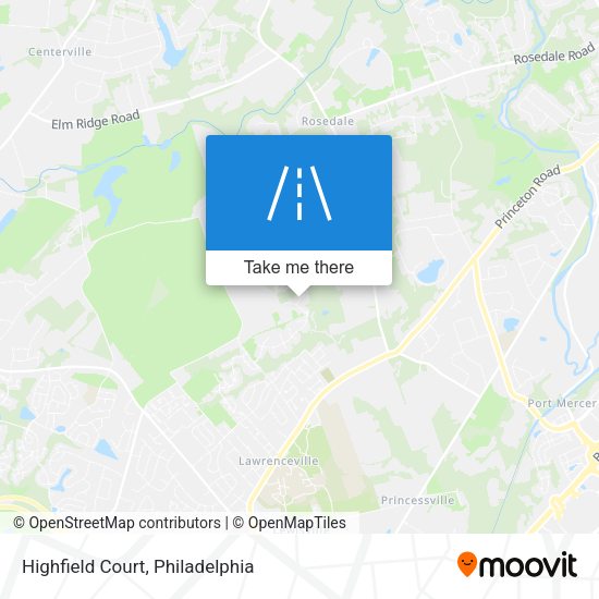 Highfield Court map