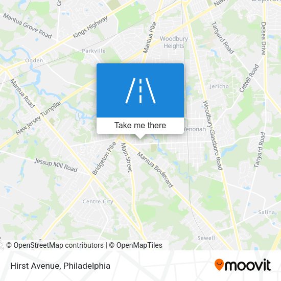 Mapa de Hirst Avenue