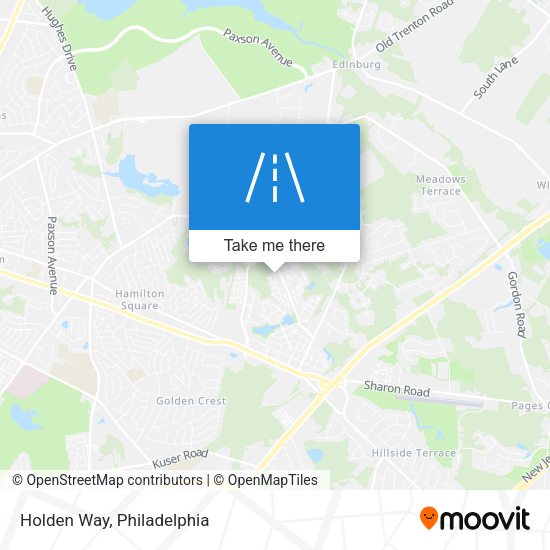 Mapa de Holden Way