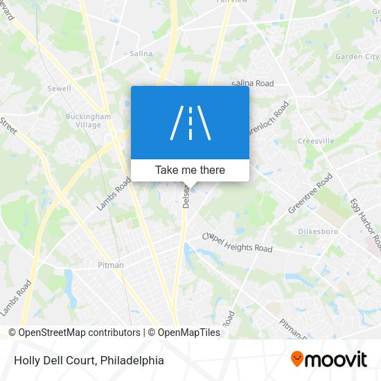 Mapa de Holly Dell Court