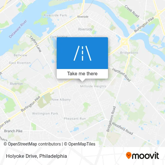 Holyoke Drive map