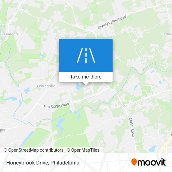 Mapa de Honeybrook Drive
