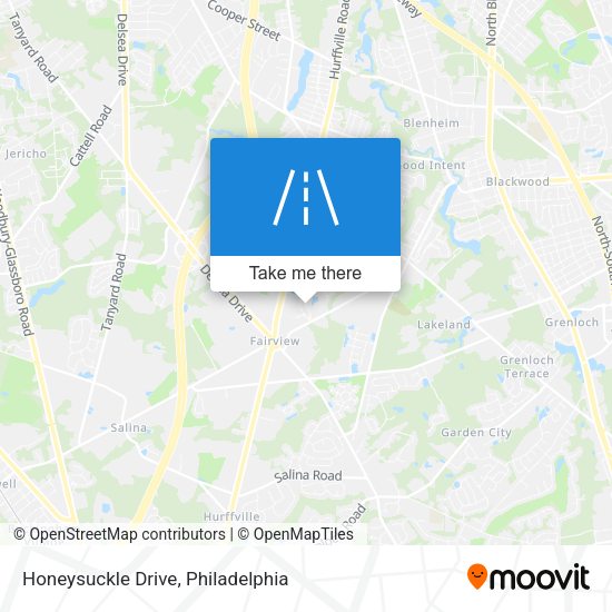 Honeysuckle Drive map