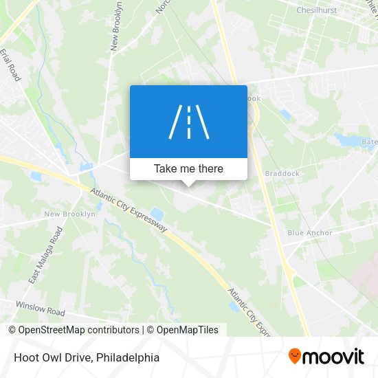 Mapa de Hoot Owl Drive