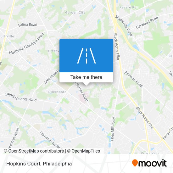 Mapa de Hopkins Court