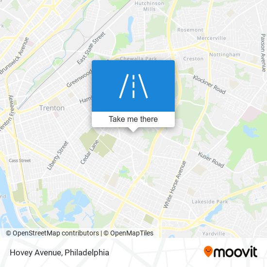 Mapa de Hovey Avenue