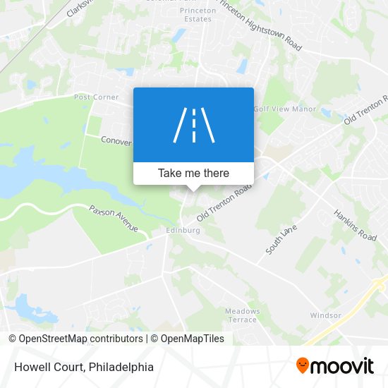 Mapa de Howell Court