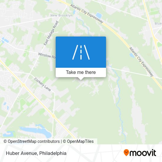 Mapa de Huber Avenue