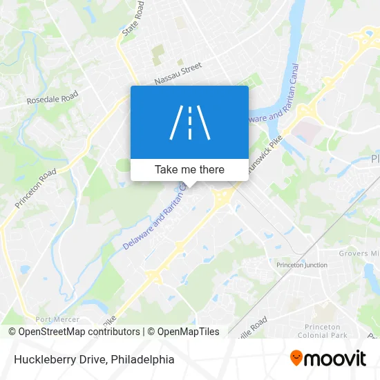 Huckleberry Drive map