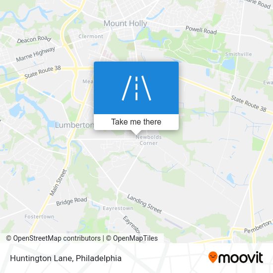 Mapa de Huntington Lane