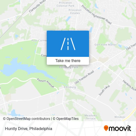 Mapa de Huntly Drive