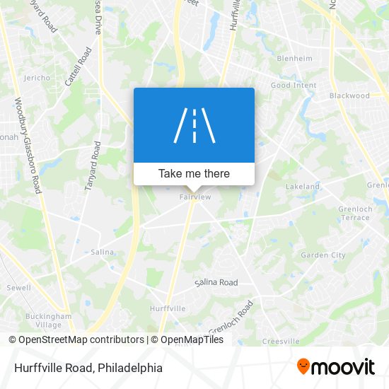 Mapa de Hurffville Road
