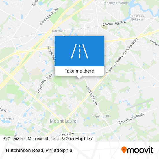 Hutchinson Road map