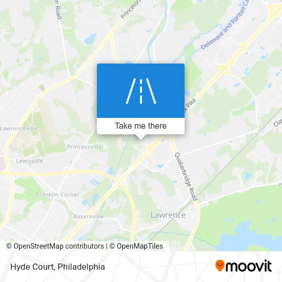 Mapa de Hyde Court