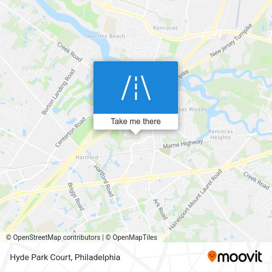 Hyde Park Court map