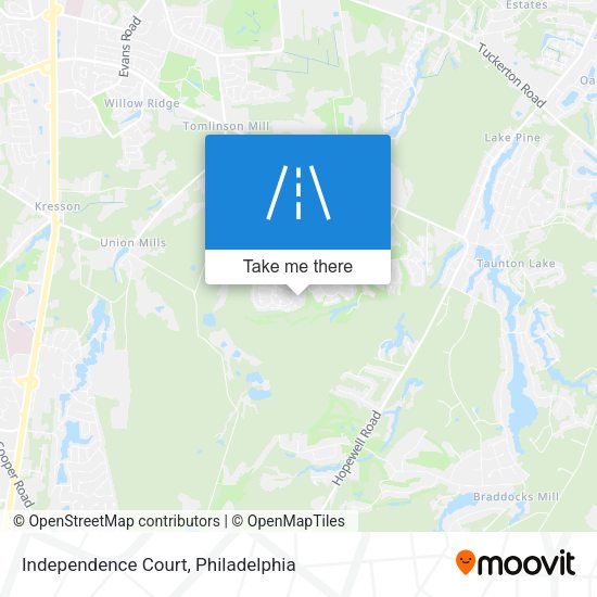 Independence Court map