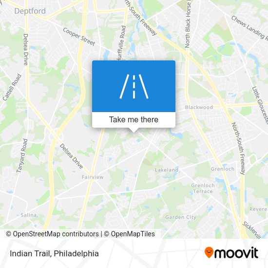 Mapa de Indian Trail