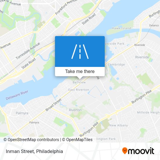 Mapa de Inman Street