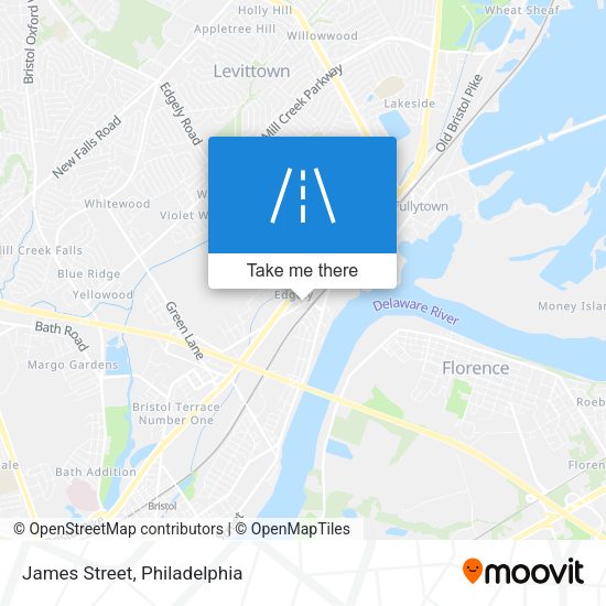 Mapa de James Street