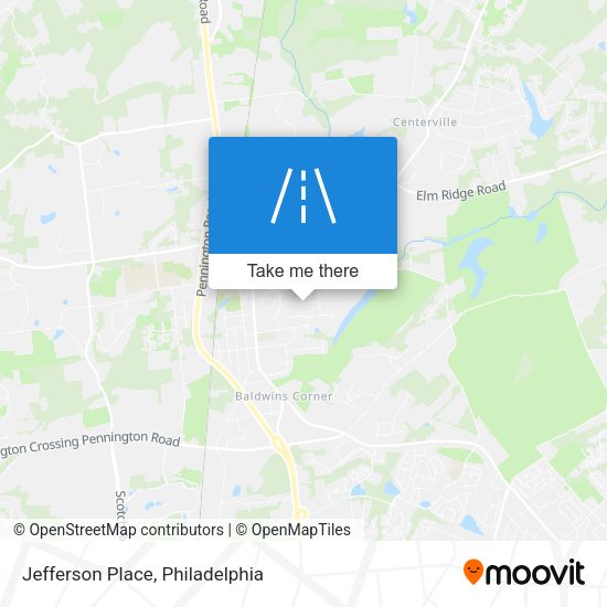 Mapa de Jefferson Place