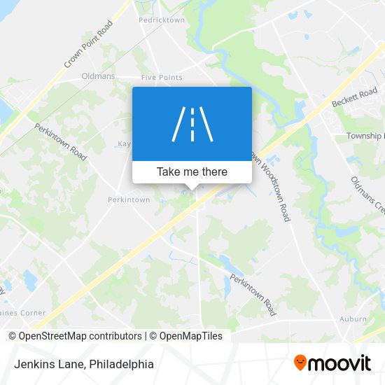 Mapa de Jenkins Lane