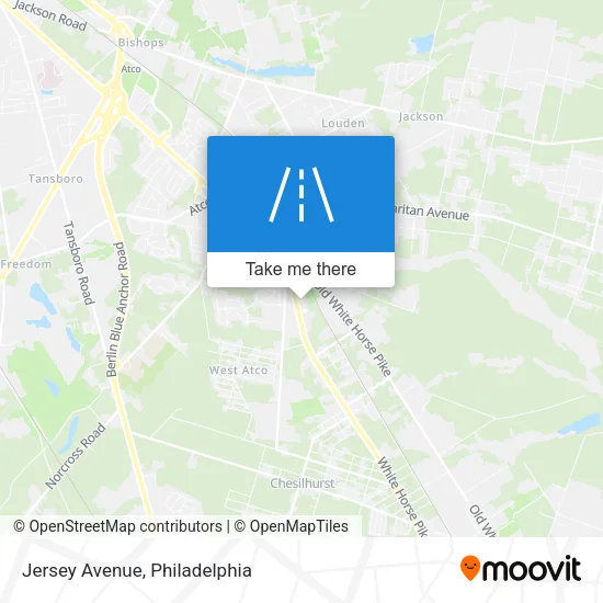 Jersey Avenue map