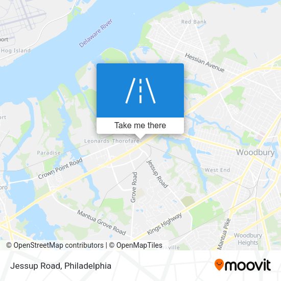 Mapa de Jessup Road
