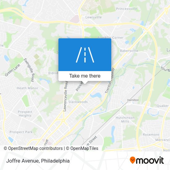 Mapa de Joffre Avenue