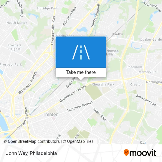 John Way map