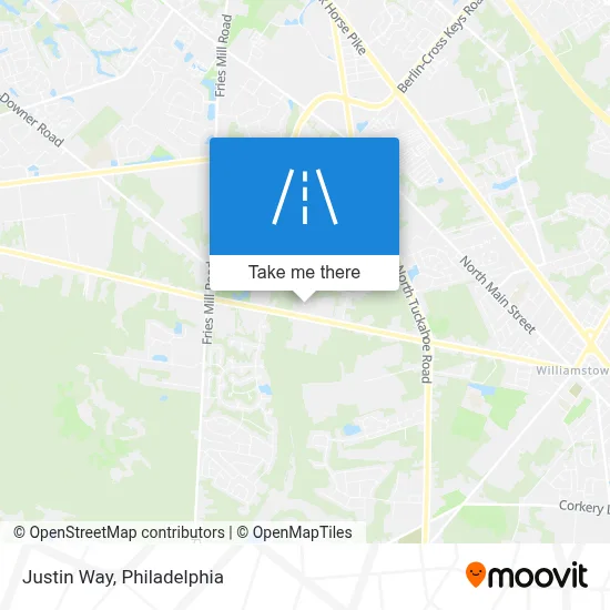 Justin Way map
