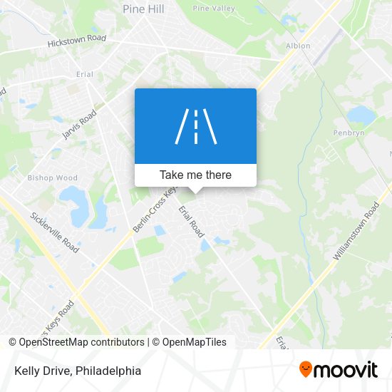 Mapa de Kelly Drive