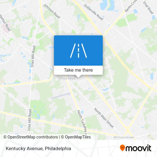 Mapa de Kentucky Avenue