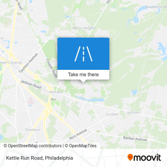Kettle Run Road map