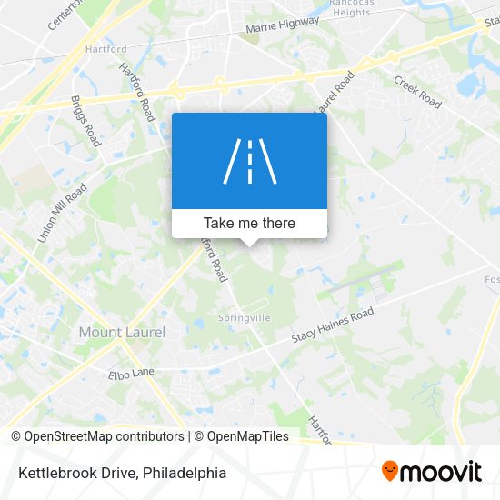Mapa de Kettlebrook Drive