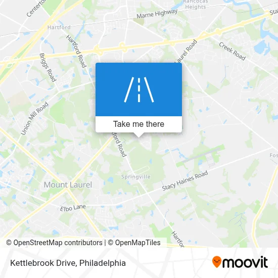 Kettlebrook Drive map