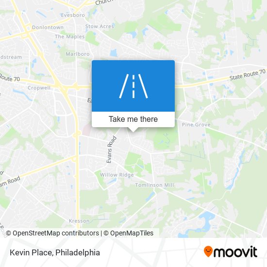 Kevin Place map