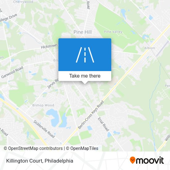 Killington Court map