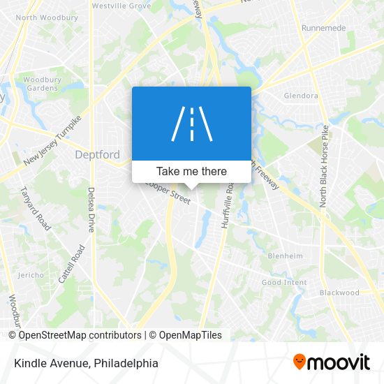 Mapa de Kindle Avenue