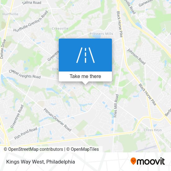 Mapa de Kings Way West