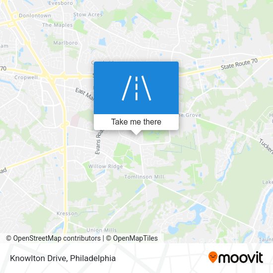 Knowlton Drive map