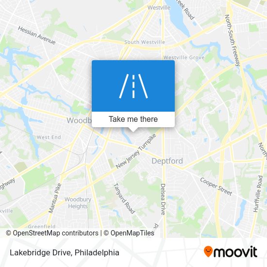 Lakebridge Drive map