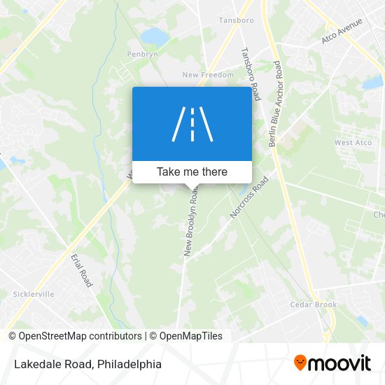 Mapa de Lakedale Road