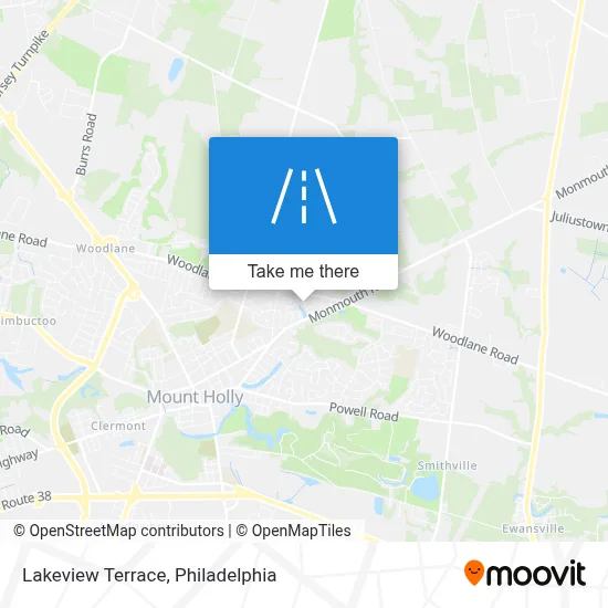 Lakeview Terrace map