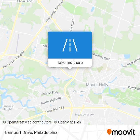 Lambert Drive map